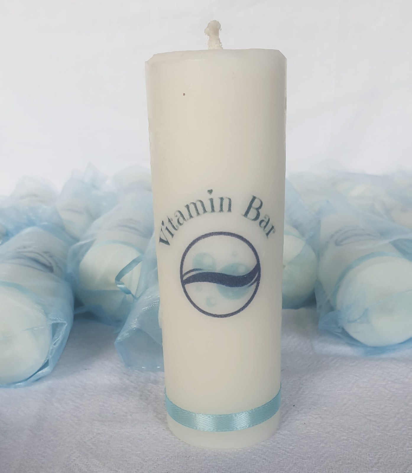 Custom branded candle